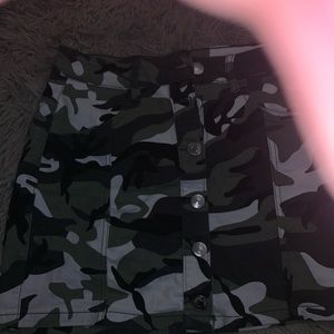 Camo Skirt.